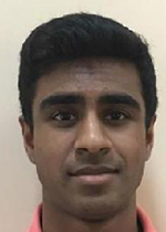 headshot of Anish Karpurapu looking at camera in front of white backdrop